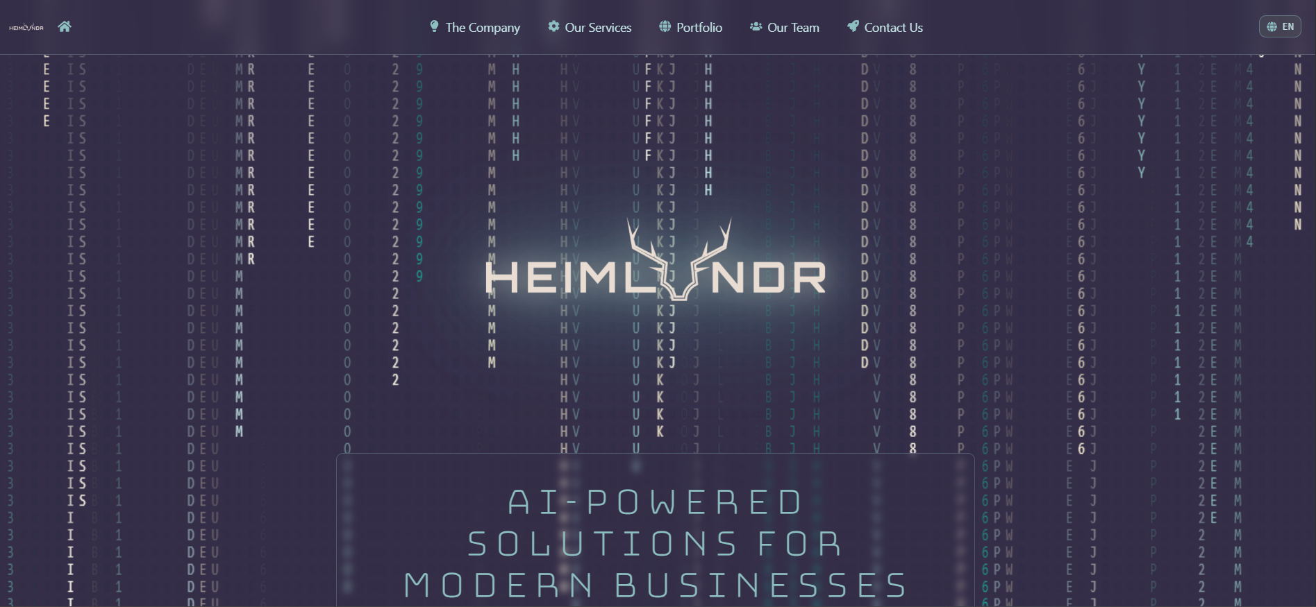 HEIMLANDR.IO, Teknik och kapital